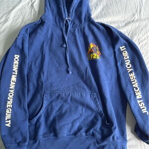 Blue Open 925 Graphic Hoodie